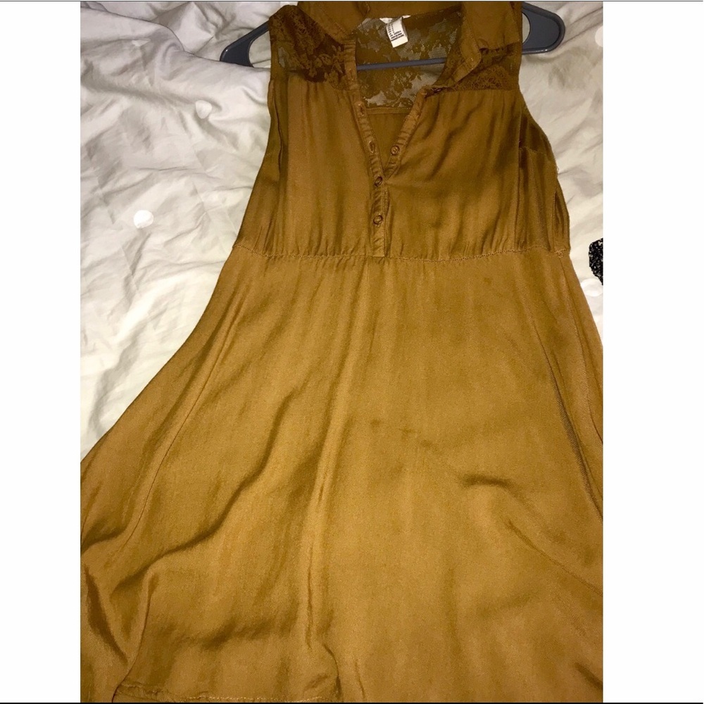 Brown knee high dress